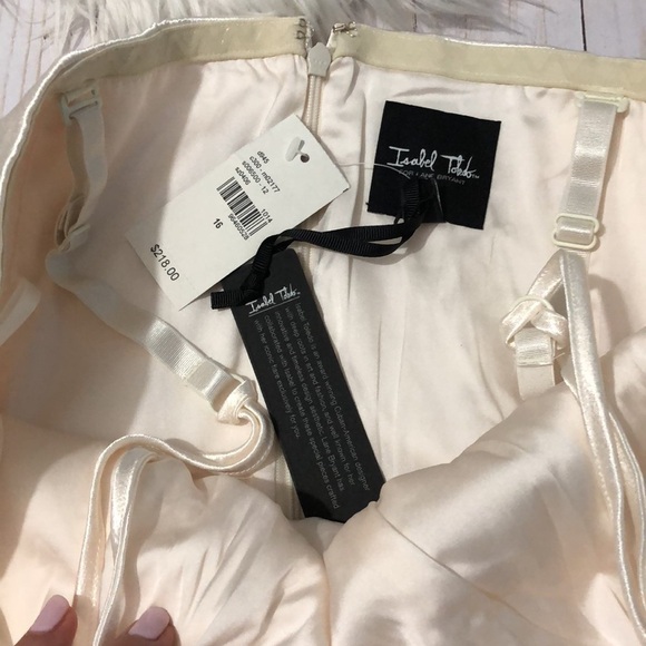 Isabel Toledo Ivory Peplum Dress size 16 NWT - Picture 10 of 12